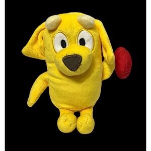 Bluey Bingo Lucky 8" Plush Yellow Lab Dog with Red Ball Stuffed Animal Toy Moose